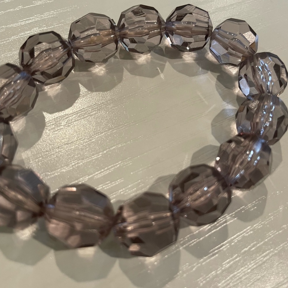 6-Piece Bracelet Stack Bundle Beaded & Rhinestone… - image 4